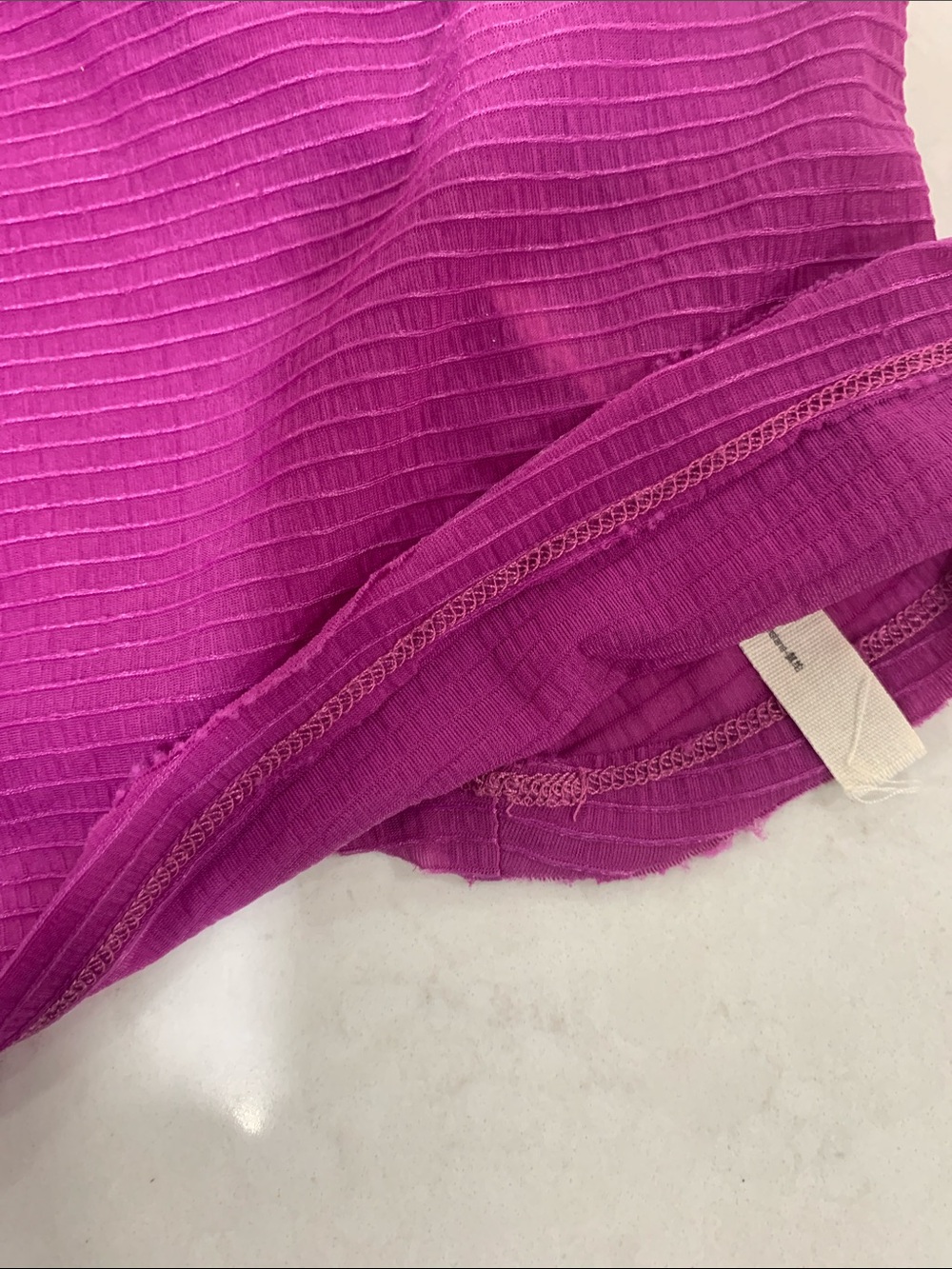 Free People Magenta Ribbed Racerback Tank - Picture 9 of 10
